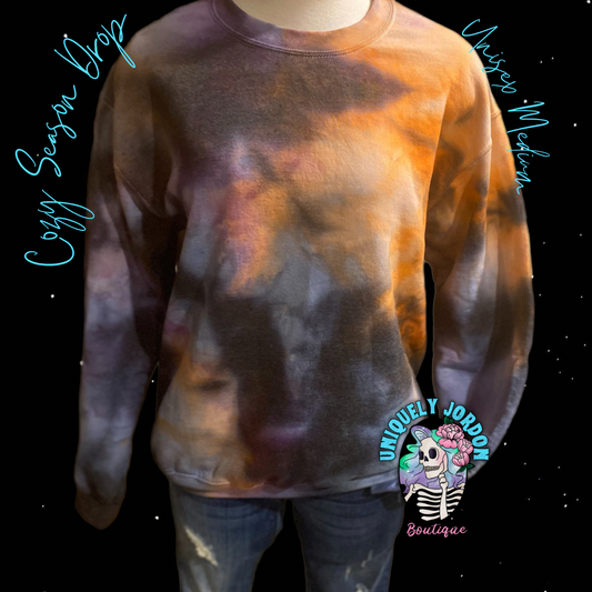 Ice Dyed Dark Blend Sweatshirt- Medium