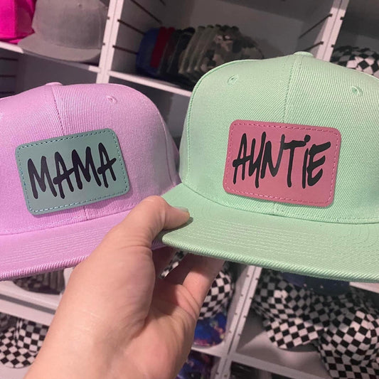 Adult purple Mama hat